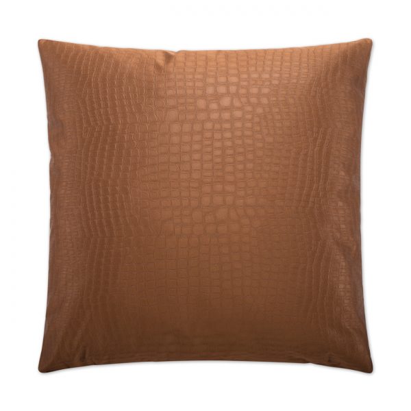 Croc - Copper - 24x24 Pillow