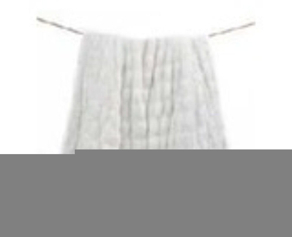 Ruched Rabbit Double-Sided Oversized Throw, 50" x 80", White, 1PC White, Throw, 50"W x 80"L