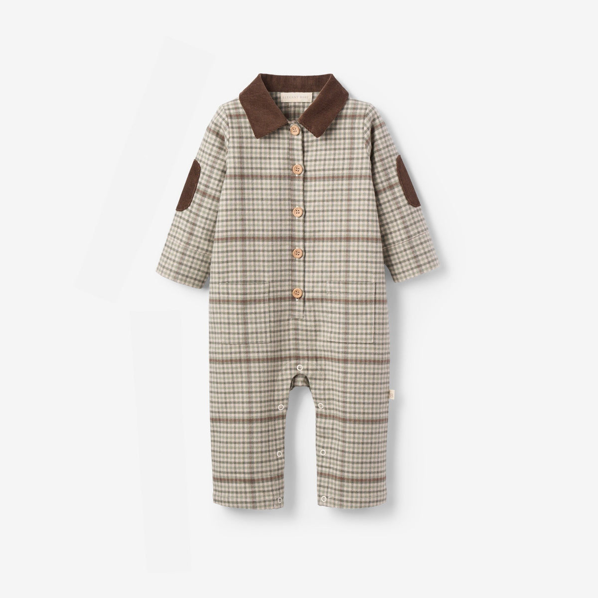 12-18M Heritage Plaid Flannel Jumpsuit