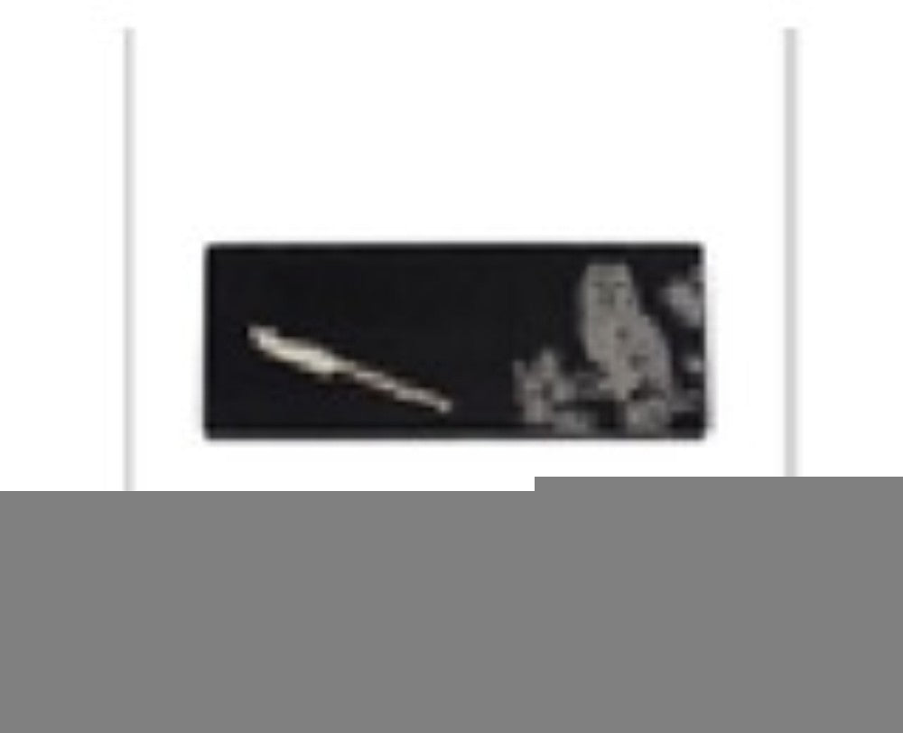 Single Mini Slate Cheese Board & Knife Set - Tawny