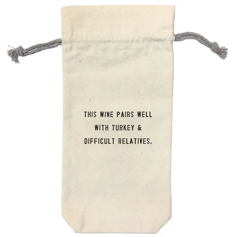 This Wine Pairs Well Wine Bag (Seasonal)