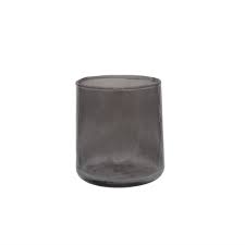 Tumbler Recycled Glass Ebony- ST - Dark grey