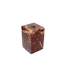 Red Levanto Sq. Candle Holder Sm. - Red