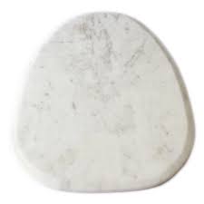 Marble Cheese Plate 18" x 12" - ST - White