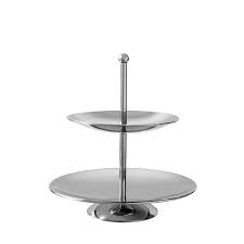 Samuel 2 Tier Stand - Silver