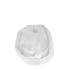 Lg. PEBBLE Wall Glass Clear
