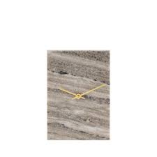 Morchino Marble Rectangle Table Clock Large - Natural