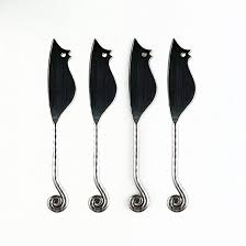 4 Mini Cheese Knives - Mouse