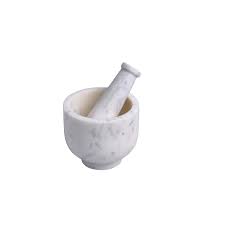 Marble Mortar and Pestle LP - WHITE