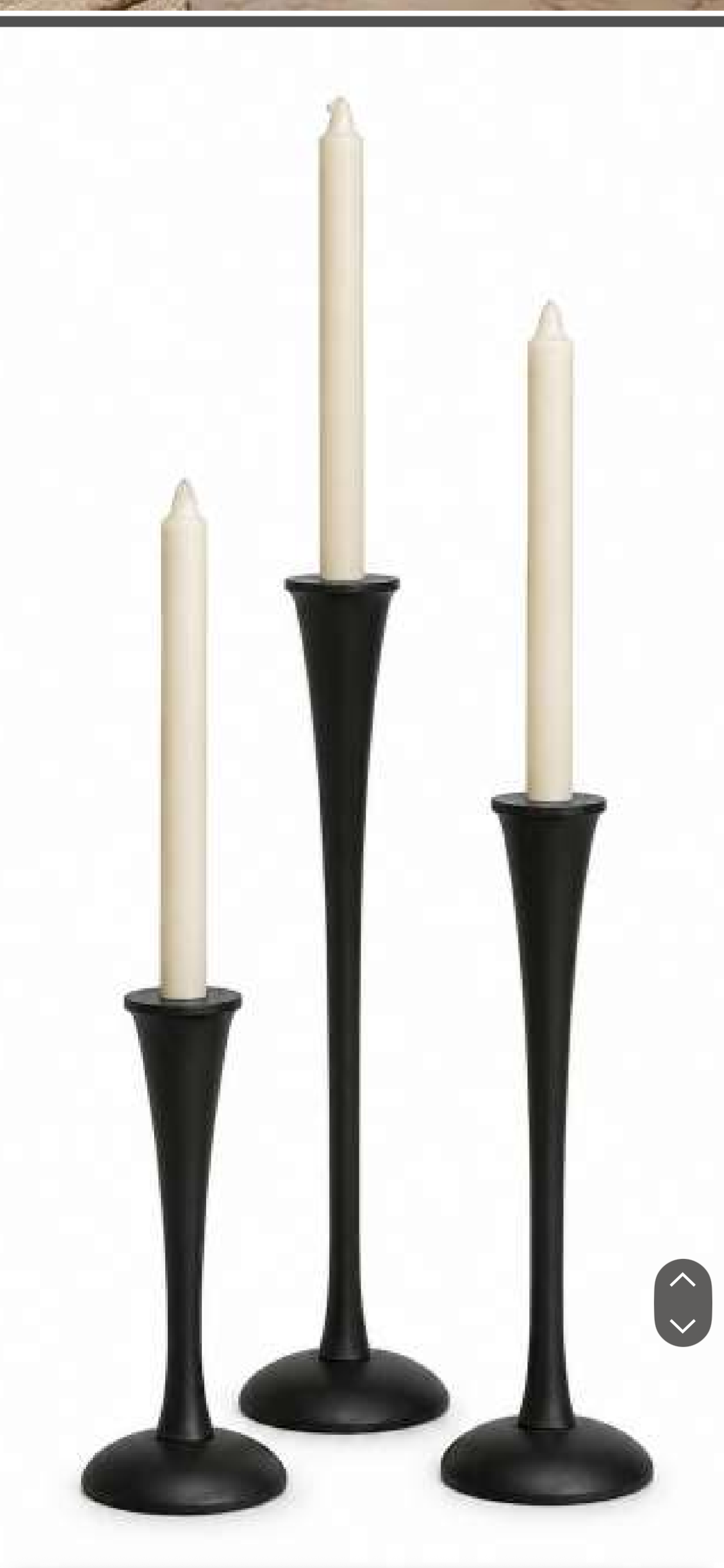 Iron Candle Sticks (set of 3)