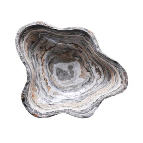 Onyx Bowl Freeform, Black Lapiz, Large