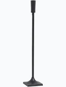 Candle Holder Black H 16.5" & Dia 3.9" - Black