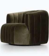 Elliana Swivel Chair - Surrey Olive