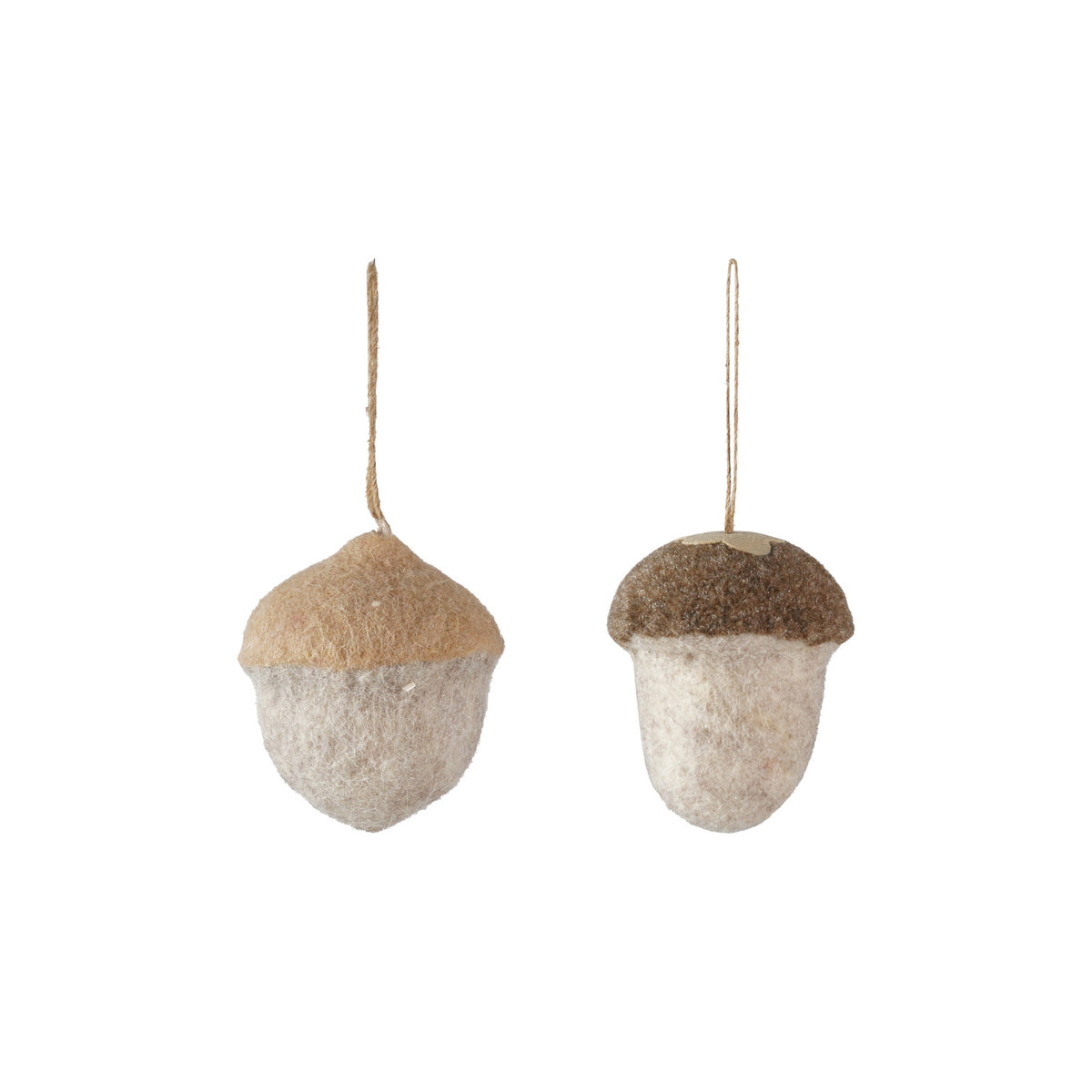 Felt Acorn Ornament,2 Styles