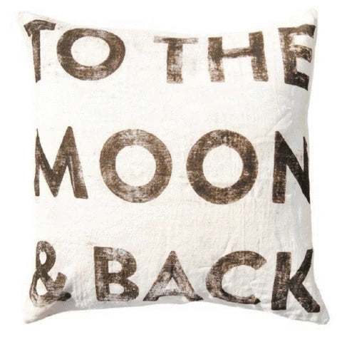 Pillow Collection The moon and back - 24"x24"