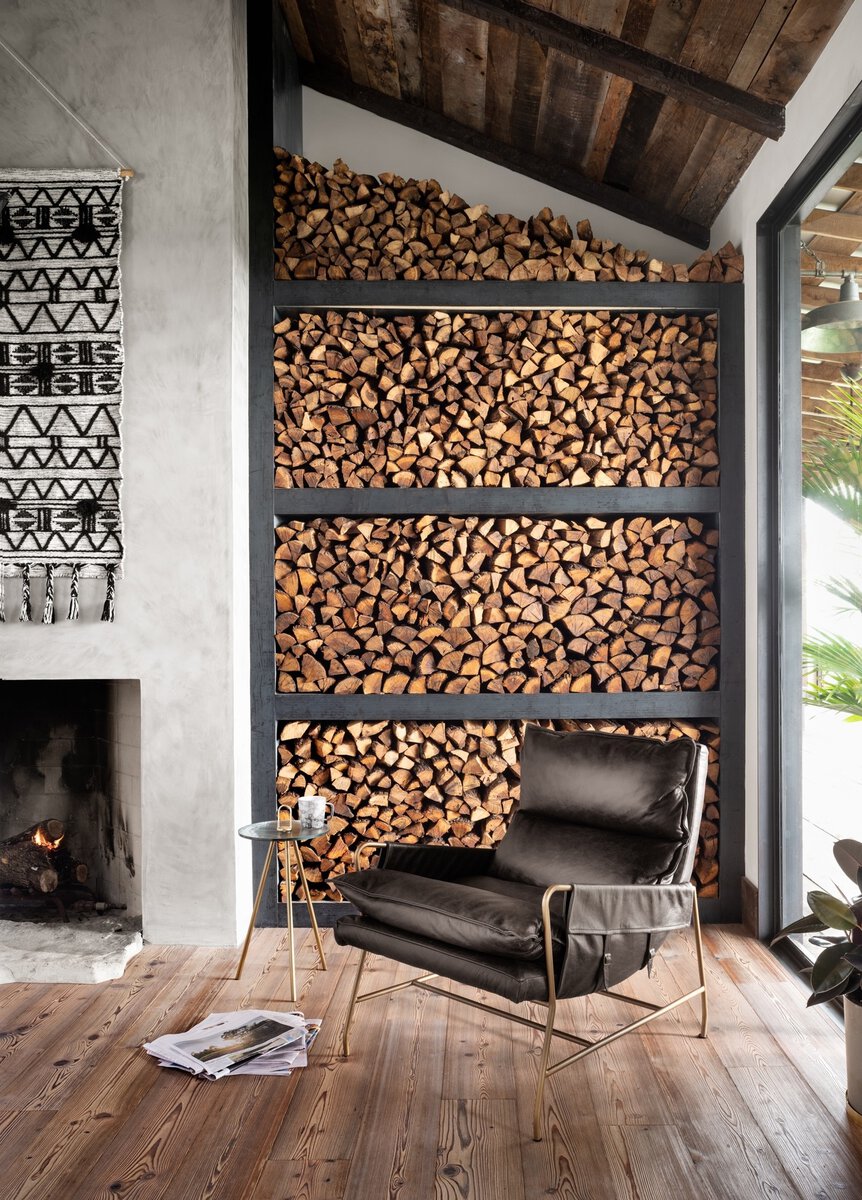 Taryn Chair - Sonoma Black - Aged Brass