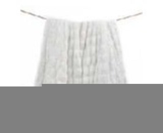 Ruched Rabbit Double-Sided Oversized Throw, 50" x 80", White, 1PC White, Throw, 50"W x 80"L