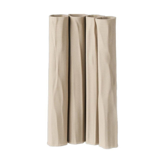 Beige 3D Printed Ceramic Vase - Beige