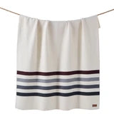 Stetson Heritage Stripe Washable Wool Throw, 60" x 72", Multicolor, 1PC Throw
