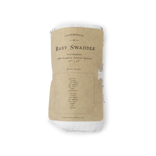Let Her Sleep Swaddle Blanket 47’x47"