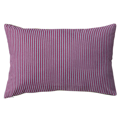Cotton Velvet Printed Lumbar Pillow w/ Abstract Design