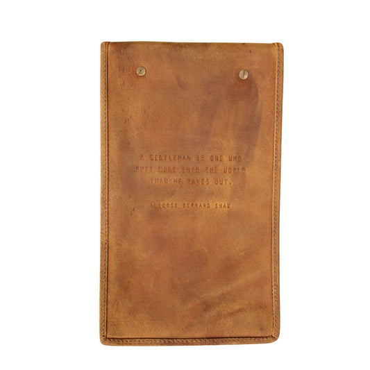 A Gentleman Is One Desk Leather Journal