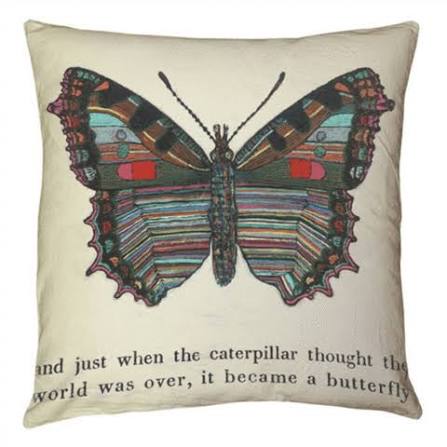 Pillow Collection Butterfly 24” x 24