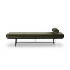 Rakesh Chaise Surrey Olive Ebony Steel Ebony Poplar
