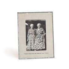 "| Have Found The One" Zinc Linen Frame 4"x6" Vertical