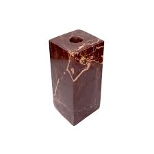 Red Levanto Sq. Candle Holder Lg. - Red