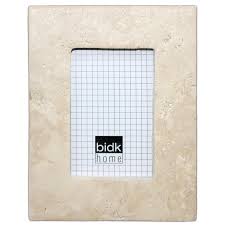 9"x7" Travertine Photo Frame fits photo 4"x6" - Beige