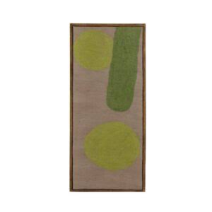 Wooly Mixed of Colors Canvas with Wood Frame - Multi