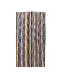Woven Cotton Terry Bath Towel with Geometric Pattern & Loop