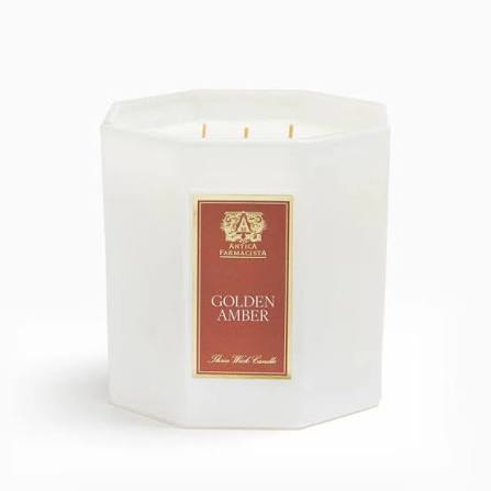 3 Wick Golden Amber Candle