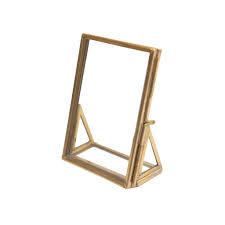 Brass Standing Frame 2.5" 3.5" Vertical