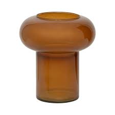 Vase Havva, Adobe - Brown