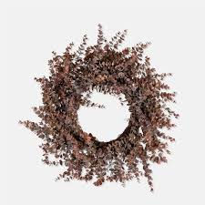 ARTIFICIAL EUCALYPTUS WREATH, DUSK