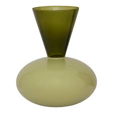 Vase Zinhle, Beechnut - Green