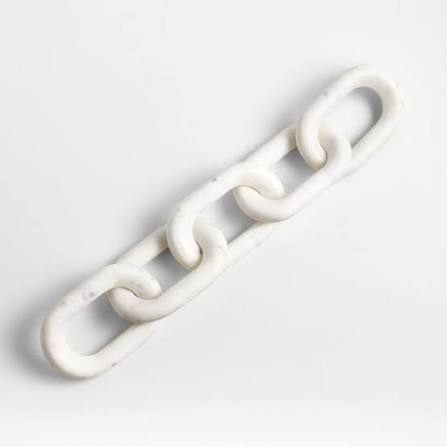 White Marble 7 Links Chain