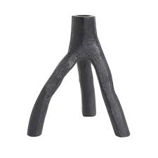 Candle Holder Aion L - Black