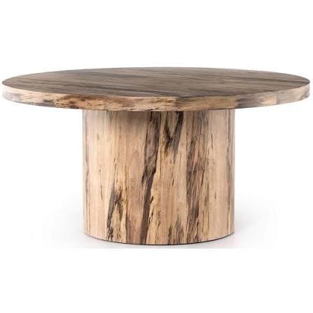 Hudson Round Dining Table Spalted Primavera