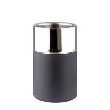 Andor Black & Silver Wine Cooler - Silver