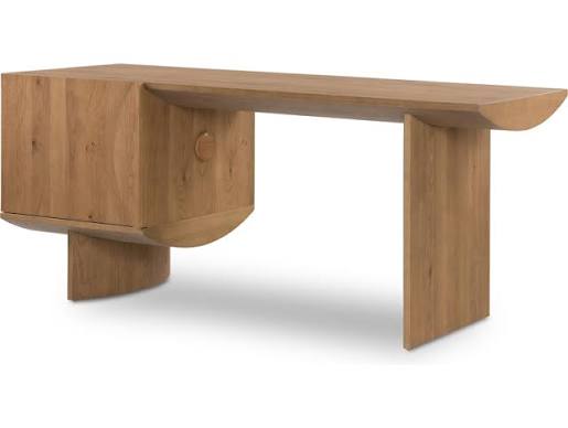 Pickford Desk Dusted Oak Veneer Dusted Oak Thin Veneer