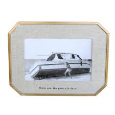 Good Old Days - Brass Linen Frame