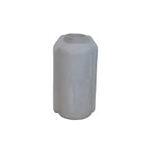 Paper Mache Geo Vase - Natural White