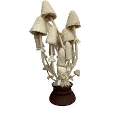 Muslin Mushroom Sculpture