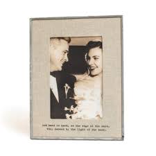Hand In Hand - Linen Zinc Frame Vertical