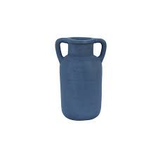 Terracotta Vase Natural Black Dia 6.30" - NATURAL BRUNT BLACK