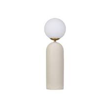 Stoneware & Metal Table Lamp w/ Inline Switch, Crackle Glaze