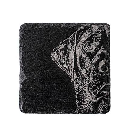 Single Slate Coaster - Labrador